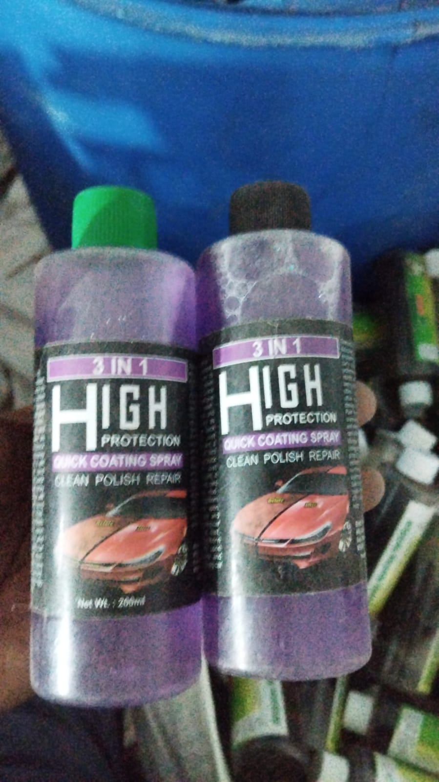 3 In 1 High Protection Quick Car Ceramic Coating Spray - Pack of 2