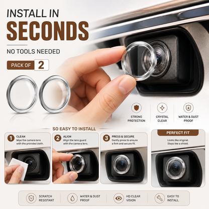 Car Camera Lens Protector (Pack Of 2)