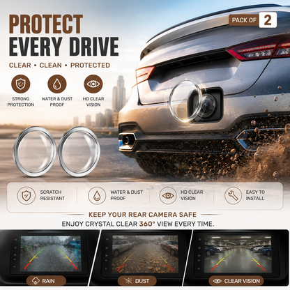 Car Camera Lens Protector (Pack Of 2)