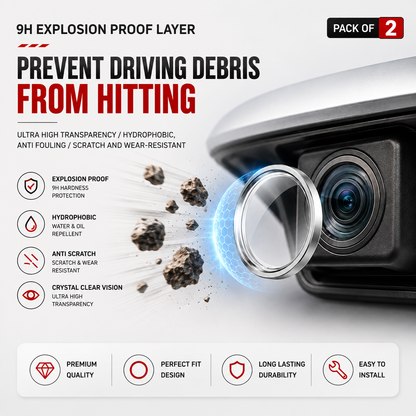 Car Camera Lens Protector (Pack Of 2)