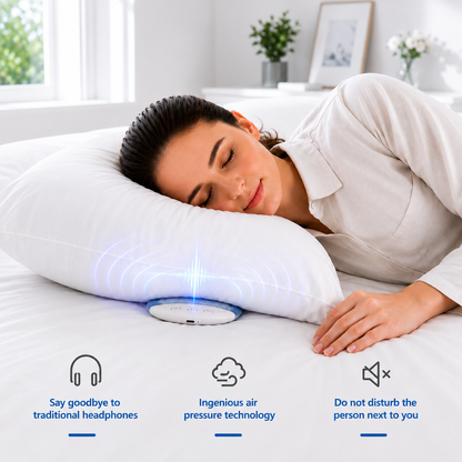 ZenFlow™ Pillow Speaker ⭐ — premium + sleep-focused