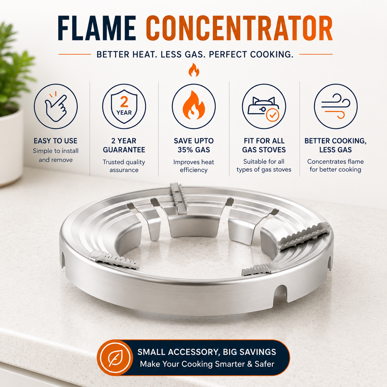 Gas Saver Burner Stand ( Pack Of 2 )