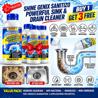 Powerful Sink & Drain Cleaner - Buy 1 Get 3 Free