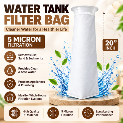 Micron Water Tank Filter Bag – Reusable Dirt, Sand & Sediment Filter | Buy 1 Get 1 Free