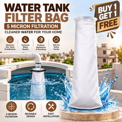 Micron Water Tank Filter Bag – Reusable Dirt, Sand & Sediment Filter | Buy 1 Get 1 Free
