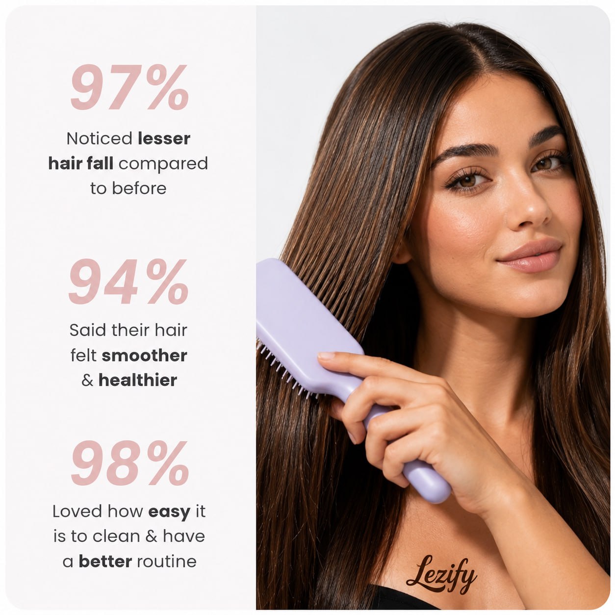 Self Cleaning Hair Brush
