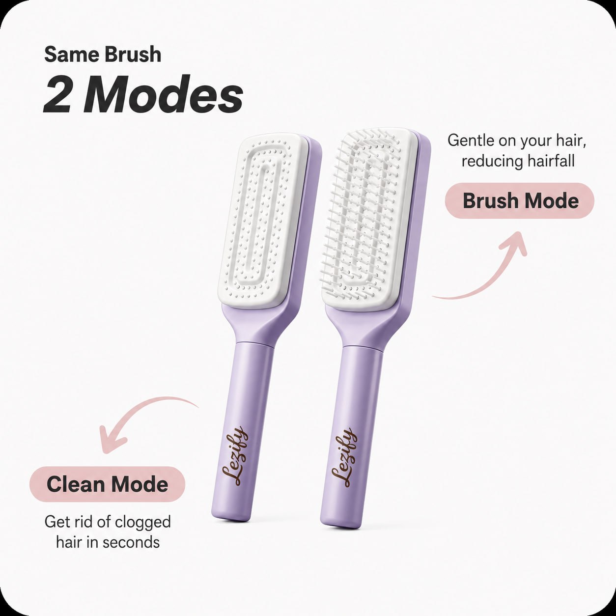 Self Cleaning Hair Brush